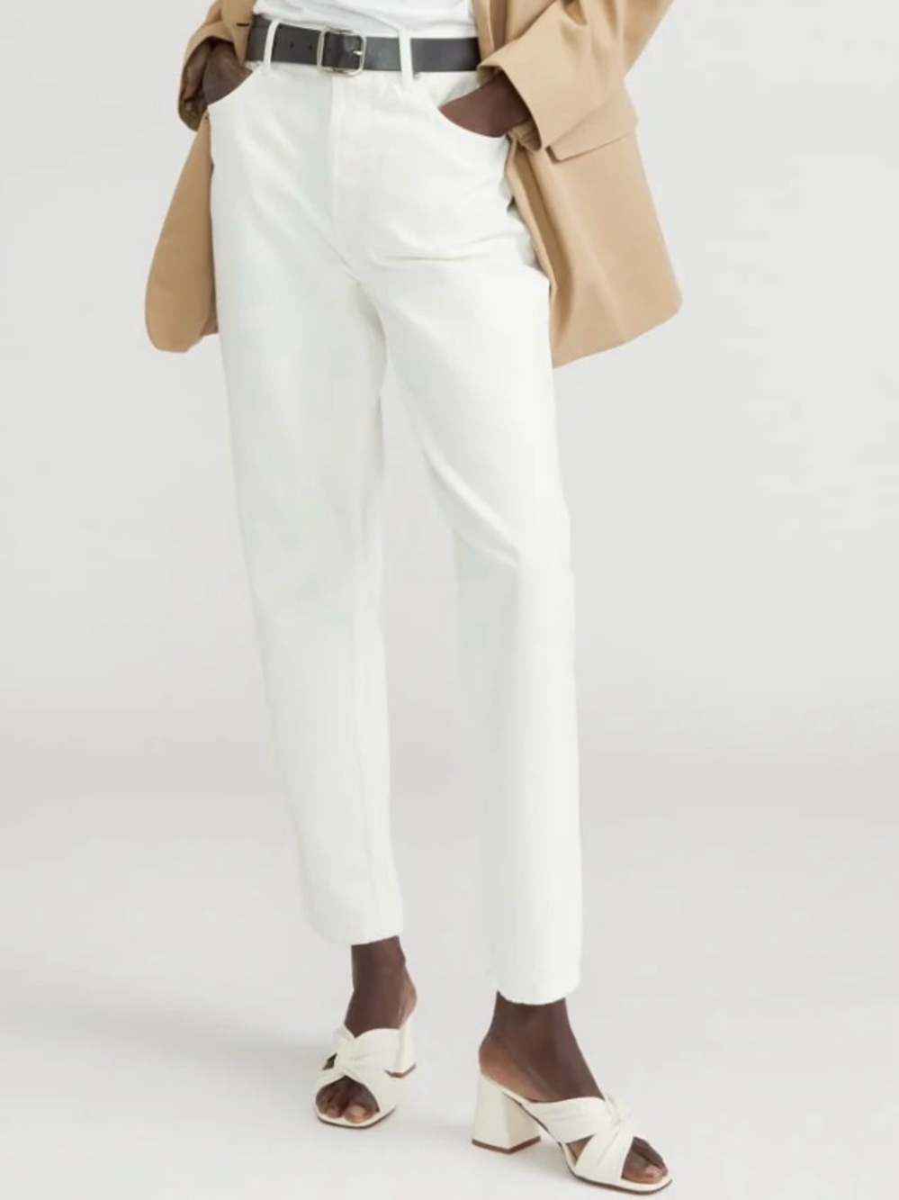 Everlane White 90's Cheeky Jean